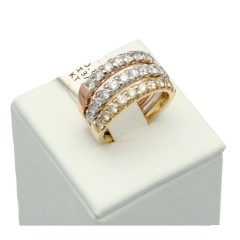 Tr-Color Alliance ringen met Briljant 2.40 Ct