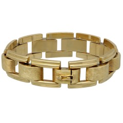 14 Krt. geelgouden vintage armband, jaren 