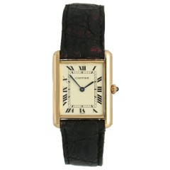 Cartier Tank quartz 18Krt. goud 