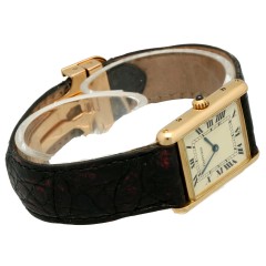 Cartier Tank quartz 18Krt. goud 