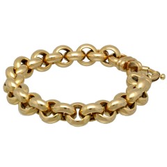 14 krt gouden Jasseron Armband 11,5 mm