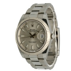 Rolex Datejust 41 Silver Index Ref.126334 