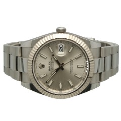 Rolex Datejust 41 Silver Index Ref.126334 