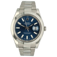 Rolex Datejust II 41mm ''Blue dial'' Full set 