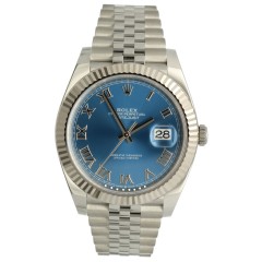 Rolex Datejust 41 Ref.126334 Azzurro Blue/Jubilee