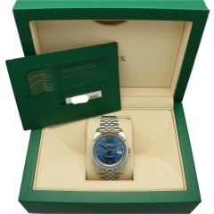 Rolex Datejust 41 Ref.126334 Azzurro Blue/Jubilee