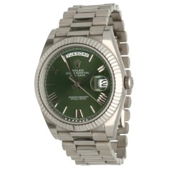 Rolex Day-Date 40 Ref.228239 White Gold Olive Green