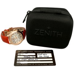 Zenith El Primero Chronomaster 18K. Rosé Goud 