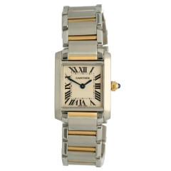 Cartier Tank Francaise Goud/Staal Ref.2384 GERSERVEERD