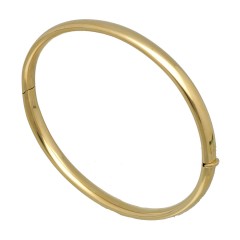 14 krt gouden Slavenarmband 5 mm