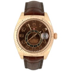 Rolex Sky-Dweller Ref.326135 EveroseGold/Chocolate Dial