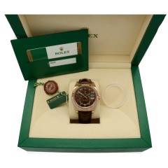 Rolex Sky-Dweller Ref.326135 EveroseGold/Chocolate Dial