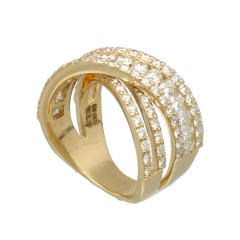 Geelgouden Fantasie Briljant ring 2.29 Ct