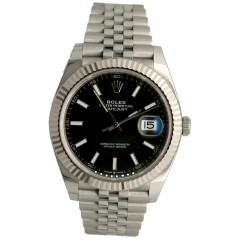 Rolex Datejust 41 Ref.126334 Black/Jubilee 