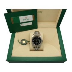 Rolex Datejust 41 Ref.126334 Black/Jubilee 