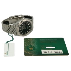 Rolex Datejust 41 Ref.126334 Black/Jubilee 