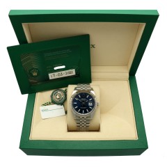 Rolex Datejust 41 Ref.126334 Blue/Jubilee