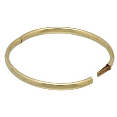 14 krt gouden Slavenarmband 5mm