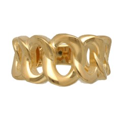 14Krt. gouden Schakel ring