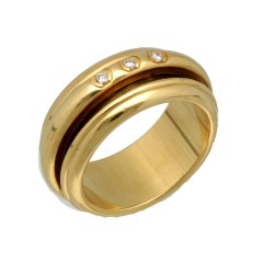 18 Krt. Piaget Possession ring met briljant 0.12Ct.