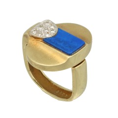 14Krt. Art-Design ring van Goudsmid Prof. Reiling