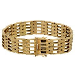 14 Krt. massief gouden armband