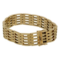 14 Krt. massief gouden armband