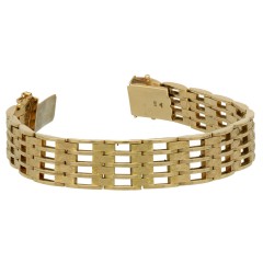 14 Krt. massief gouden armband