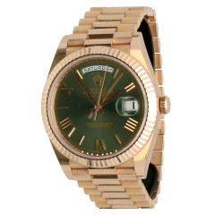 Rolex Day Date 40 Ref.228235 Everose/Olive Green