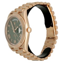 Rolex Day Date 40 Ref.228235 Everose/Olive Green
