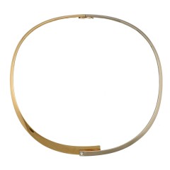 14 Krt Bi-Color collier 