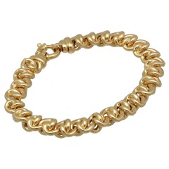 14 krt Gouden schakel armband