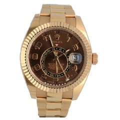 Rolex Sky-Dweller Chocolate Arabic Ref. 326935