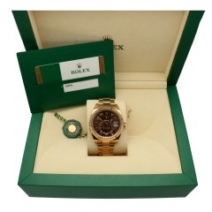 Rolex Sky-Dweller Chocolate Arabic Ref. 326935