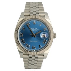 Rolex Datejust 41 Azzurro Blue Ref.126334