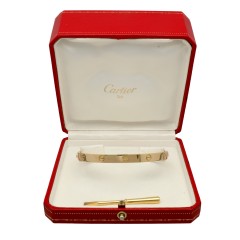 18 krt Cartier Love Armband Geel goud mt 21. Jaren '90