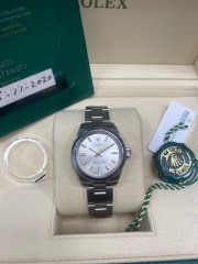 Rolex Oyster Perpetual 28 Ref.276200 Silver Index 