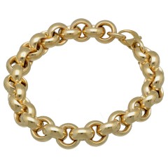 Geelgouden Jasseron armband 14 Krt.