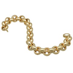 Geelgouden Jasseron armband 14 Krt.