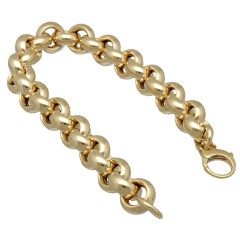 Geelgouden Jasseron armband 14 Krt.