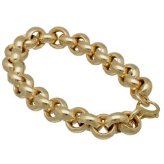 Geelgouden Jasseron armband 14 Krt.