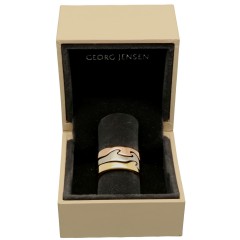 Georg Jensen Fusion Puzzle ring, 18 krt Tri-Color