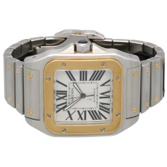 Cartier Santos 100 XL W200728G Goud/Staal