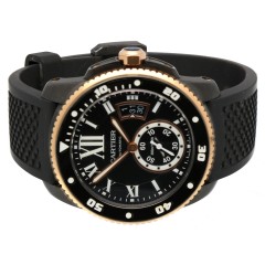 Cartier Calibre de Cartier Diver Black/rosegoud NOS