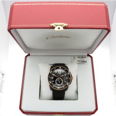 Cartier Calibre de Cartier Diver Black/rosegoud NOS