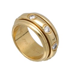 18Krt. Piaget Possession Large ring rondom briljant met Certificaat