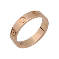 18Krt. Rosegouden Cartier Love ring