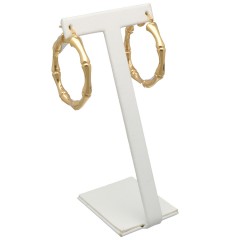 14Krt. Gouden Bamboo Hoops