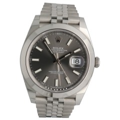 Rolex Datejust 41 Ref.126300 Rhodium/Jubilee