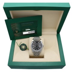 Rolex Datejust 41 Ref.126300 Rhodium/Jubilee